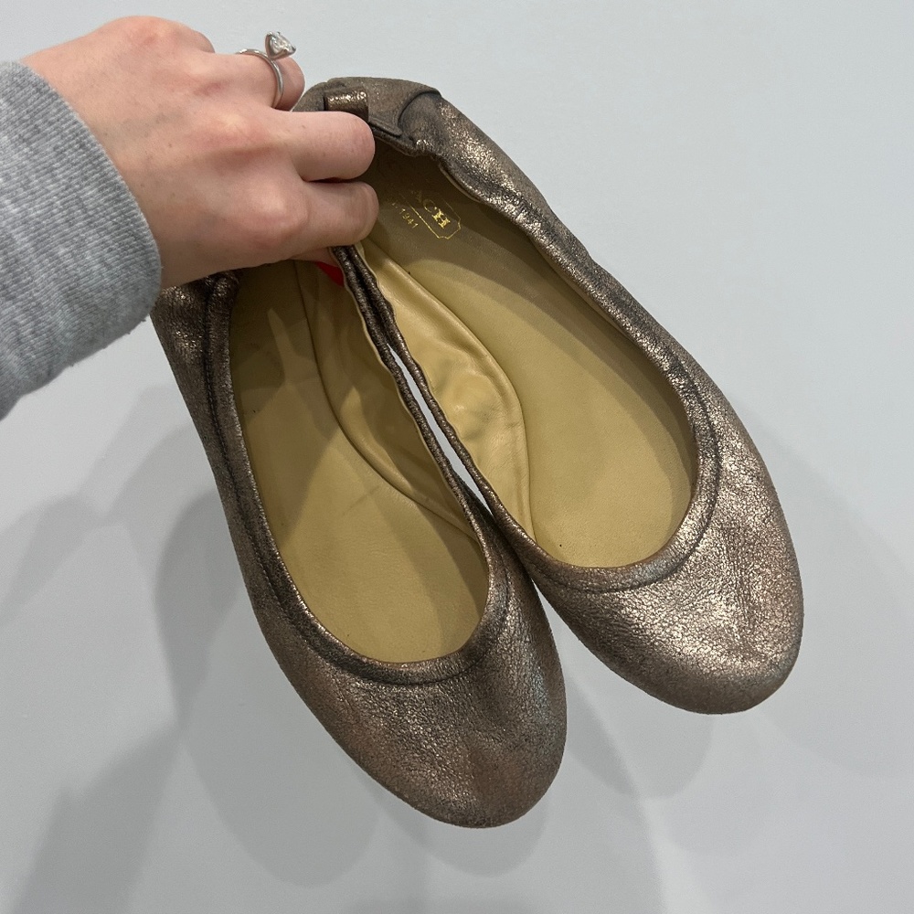 COACH BALLET SLIPPERS